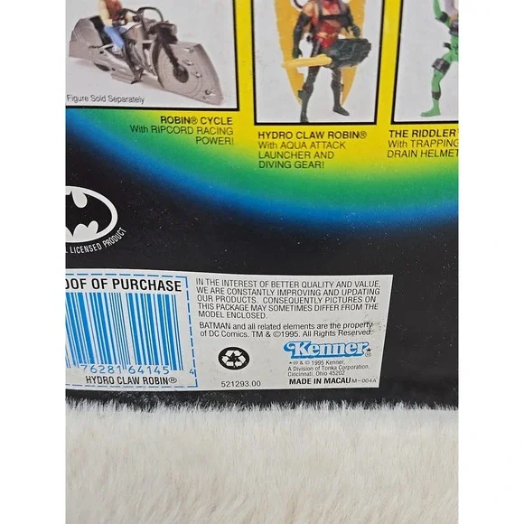 BATMAN FOREVER--HYDRO CLAW ROBIN FIGURE (NEW) 1995 KENNER-- - Picture 4 of 4